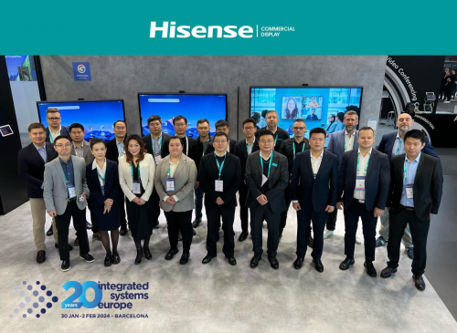 新年海外首秀！海信商用显示携全新产品阵容震撼亮相ISE 2024欧洲视听大展(图6)