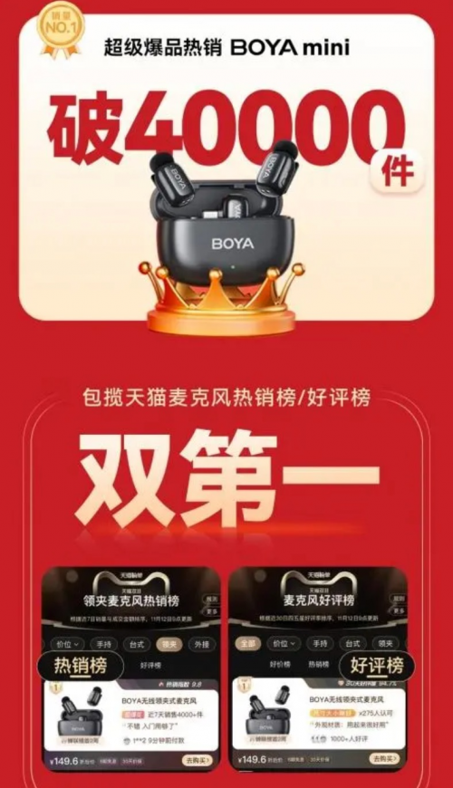 星空体育：BOYA mini迷你麦克风从微小到伟大——无线音频领域的创新驱动力(图10)