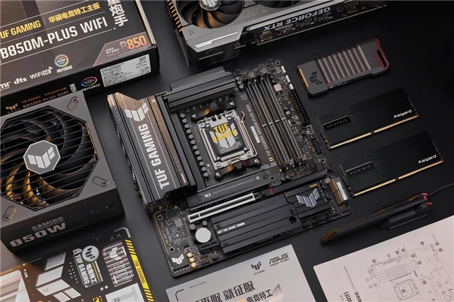 3A性能狂飙 华硕X870B850主板搭7650 GRE显卡(图3)