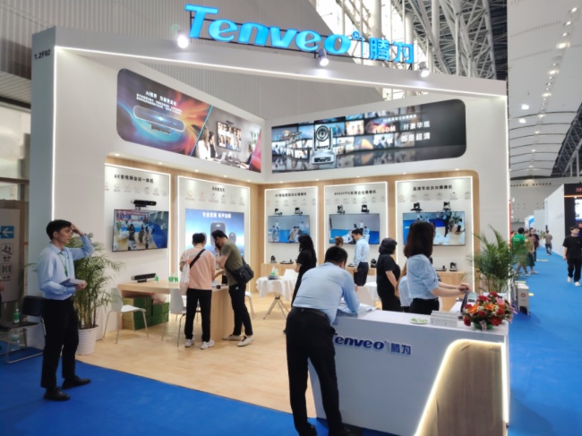Tenveo腾为亮相广州国际灯光音响展：AI赋能音视频会议创新技术引领行业新风向(图1)