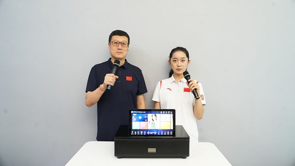 科技+体育跨界联动！音王文化签约世界冠军赵婉羽、严宁宁为点歌机品牌形象大使(图4)