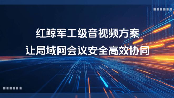 军工级音视频解决方案保障局域网会议安全与高效协同(图1)