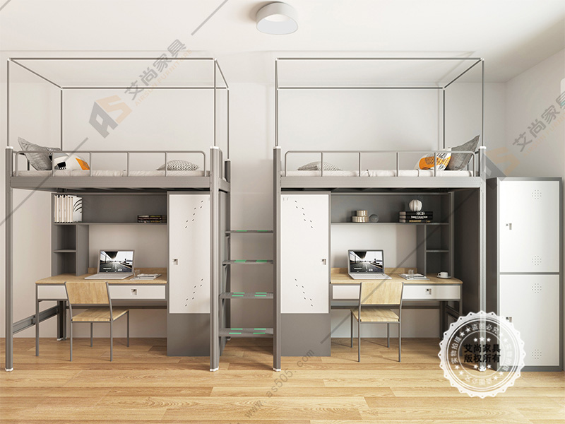 宿舍公寓床配置方案四人间-八人间宿舍(图1)