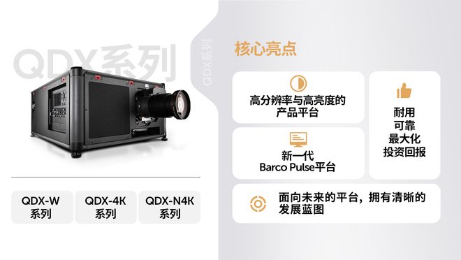 巴可QDX系列重磅升级 重构高端工程投影新标杆(图2)