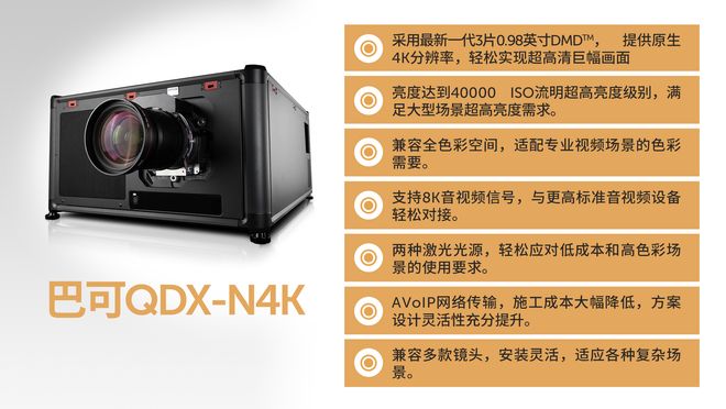 巴可QDX系列重磅升级 重构高端工程投影新标杆(图9)