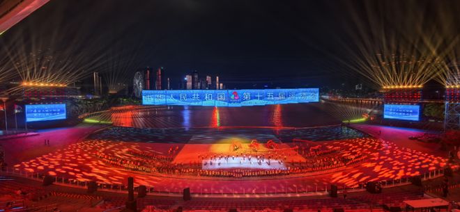 星空体育：【DAV报道】科技赋能视听融合：专业音视频系统铸就十五运赛事新体验！！(图4)