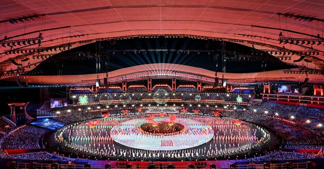 星空体育：【DAV报道】科技赋能视听融合：专业音视频系统铸就十五运赛事新体验！！(图1)