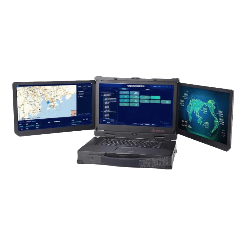 蓝炬科技三屏加固笔记本电脑与便携视频会议终端完美解决移动办公需求！(图1)